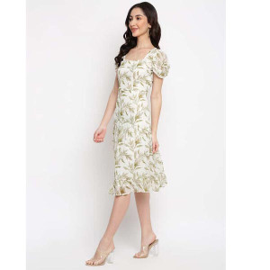 Women Print A-line Dress